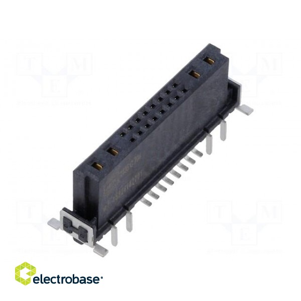 Connector: PCB to PCB | female | PIN: 20(4+16) | har-flex® Hybrid paveikslėlis 1