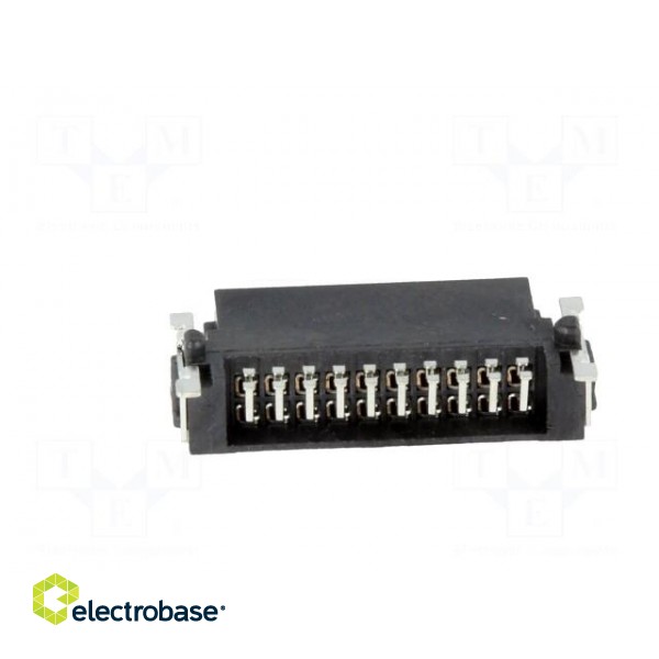 Connector: PCB to PCB | female | PIN: 20 | 1.27mm | -55÷125°C | UL94V-0 фото 5