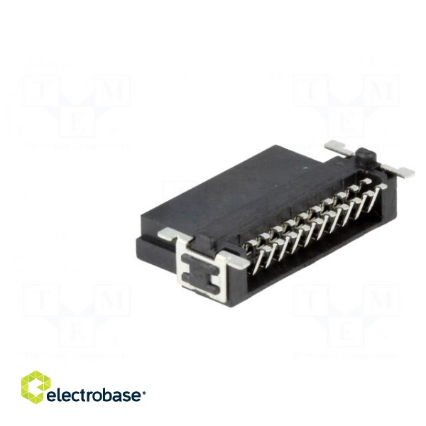 Connector: PCB to PCB | female | PIN: 20 | 1.27mm | -55÷125°C | UL94V-0 paveikslėlis 4