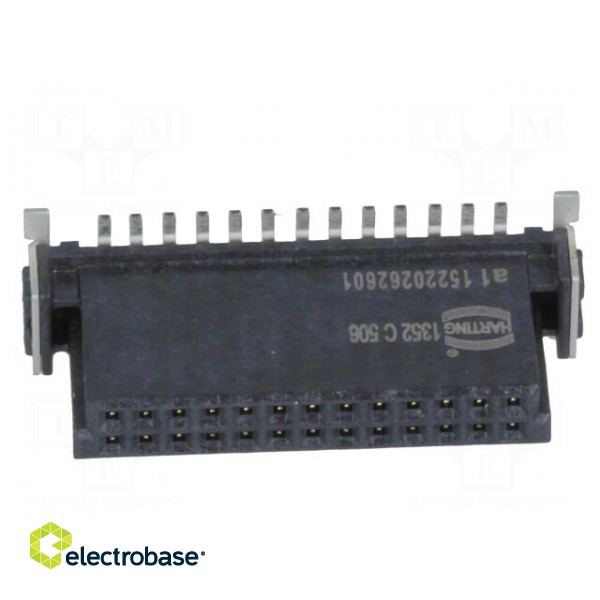 Connector: PCB to PCB | female | PIN: 26 | 1.27mm | har-flex® | 2.3A | SMT image 9