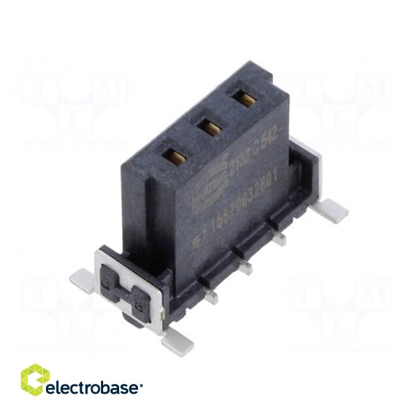 Connector: PCB to PCB | female | PIN: 3 | 2.54mm | har-flex® Power paveikslėlis 1