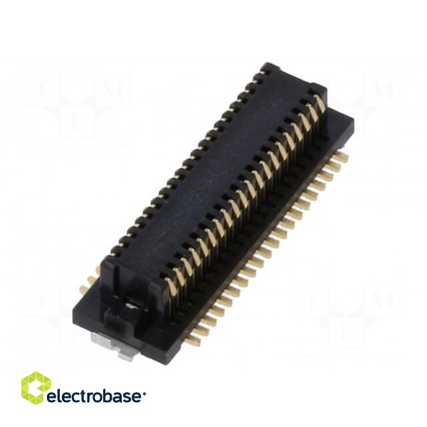 Connector: PCB to PCB | female | PIN: 40 | 0.5mm | H: 2.2mm | DF12N | SMT paveikslėlis 1