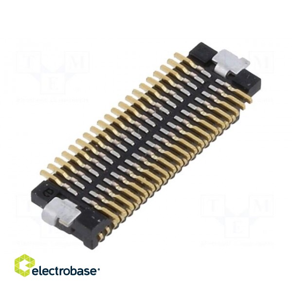 Connector: PCB to PCB | female | PIN: 40 | 0.5mm | H: 2.2mm | DF12N | SMT paveikslėlis 2