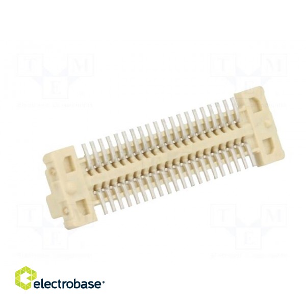 Connector: PCB to PCB | female | PIN: 40 | 0.8mm | H: 5mm | FH | 0.5A | LCP image 4