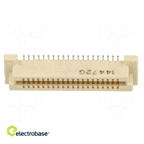 Connector: PCB to PCB | female | PIN: 40 | 0.8mm | H: 5mm | FH | 0.5A | LCP image 9
