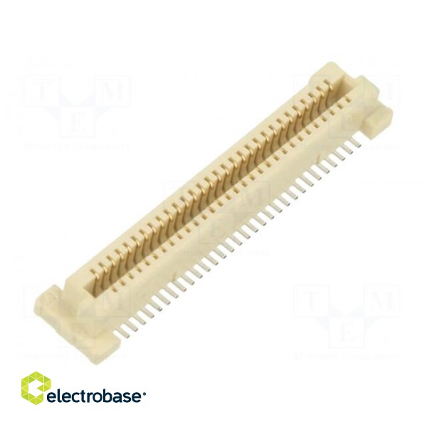 Connector: PCB to PCB | female | PIN: 60 | 0.8mm | H: 5mm | FH | 0.5A | SMT