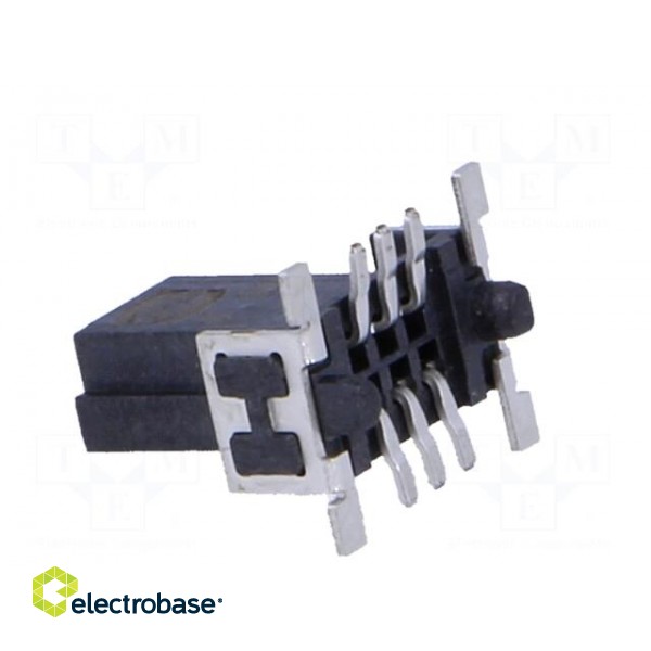 Connector: PCB to PCB | female | PIN: 6 | 1.27mm | Series: har-flex paveikslėlis 4