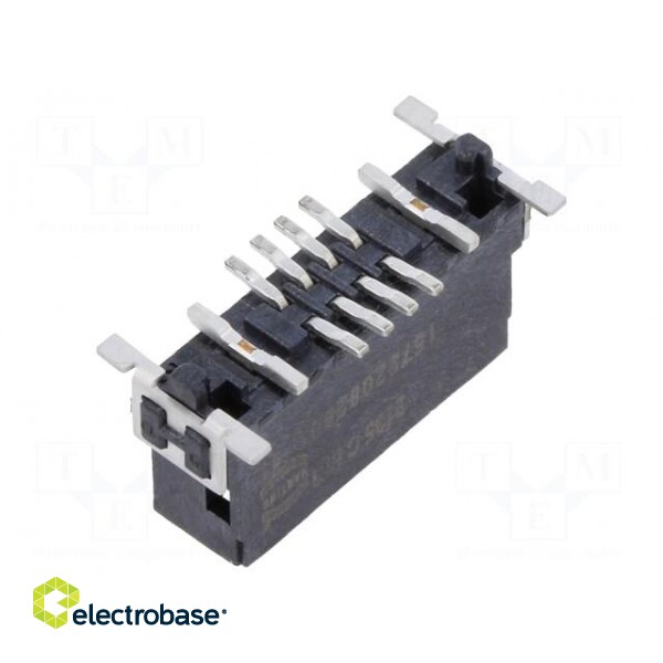 Connector: PCB to PCB | male | PIN: 10(2+8) | har-flex® Hybrid | SMT image 2