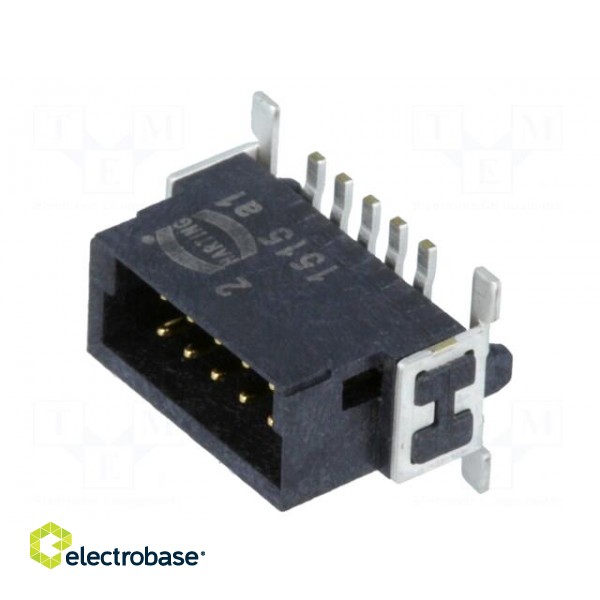 Connector: PCB to PCB | male | PIN: 10 | 1.27mm | Series: har-flex | 2.3A paveikslėlis 1