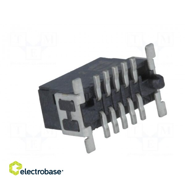 Connector: PCB to PCB | male | PIN: 10 | 1.27mm | Series: har-flex | 2.3A paveikslėlis 4