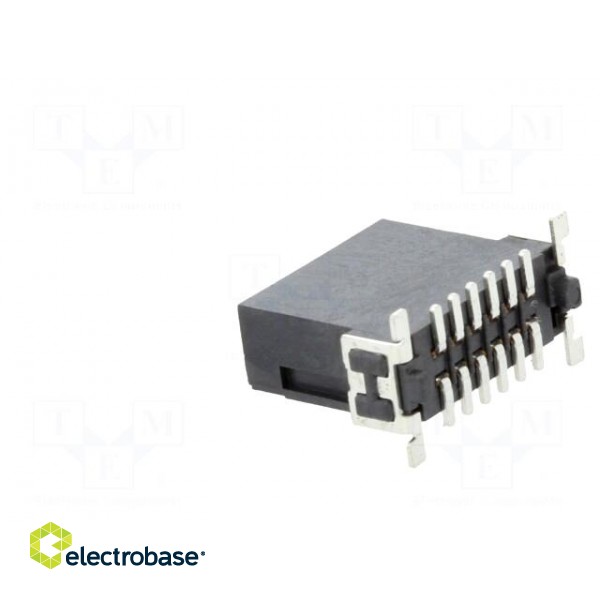 Connector: PCB to PCB | male | PIN: 12 | 1.27mm | -55÷125°C | UL94V-0 фото 4