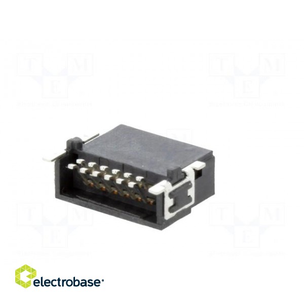 Connector: PCB to PCB | male | PIN: 12 | 1.27mm | -55÷125°C | UL94V-0 paveikslėlis 6