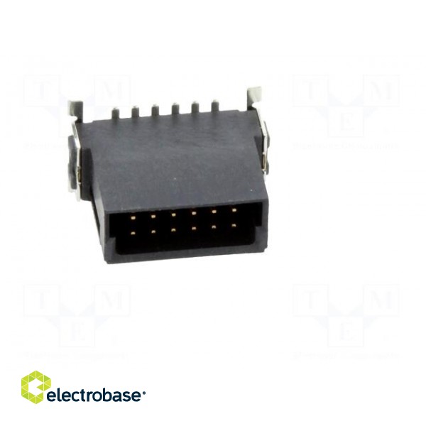 Connector: PCB to PCB | male | PIN: 12 | 1.27mm | -55÷125°C | UL94V-0 фото 9