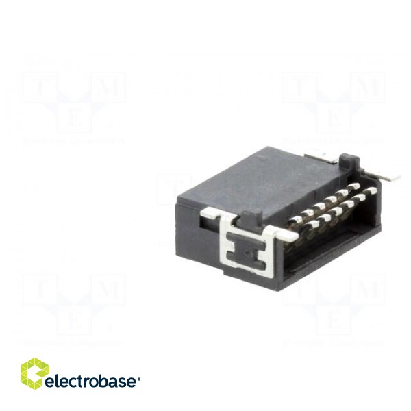 Connector: PCB to PCB | male | PIN: 12 | 1.27mm | -55÷125°C | UL94V-0 image 4