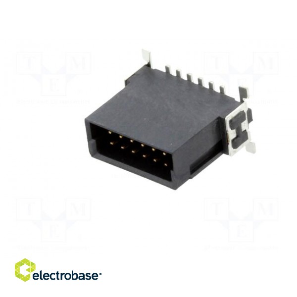 Connector: PCB to PCB | male | PIN: 12 | 1.27mm | -55÷125°C | UL94V-0 фото 2