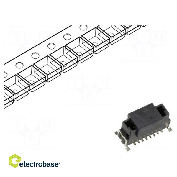 Connector: PCB to PCB | male | PIN: 12 | 1.27mm | Archer Kontrol | SMT