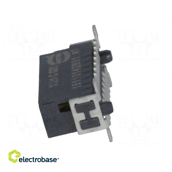 Connector: PCB-cable/PCB | male | PIN: 14 | 1.27mm | har-flex® | 2.3A image 3
