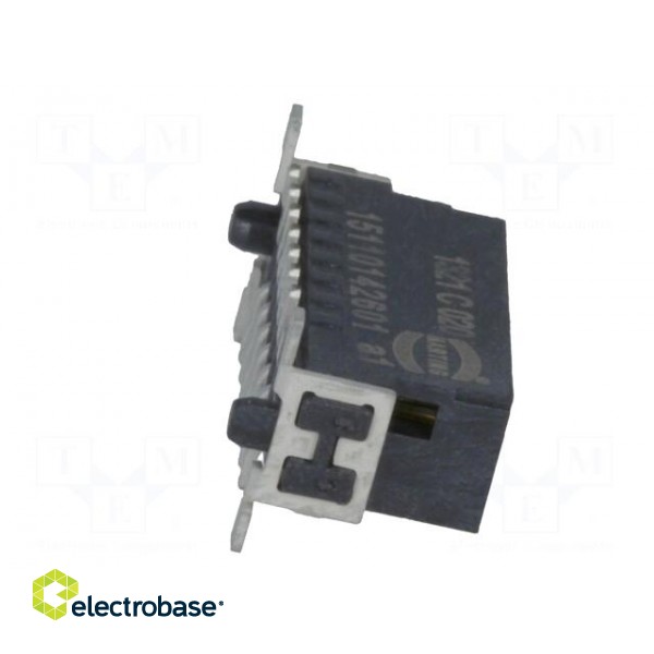 Connector: PCB-cable/PCB | male | PIN: 14 | 1.27mm | har-flex® | 2.3A image 7