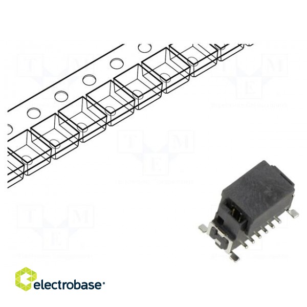 Connector: PCB to PCB | male | PIN: 16 | 1.27mm | Archer Kontrol | SMT