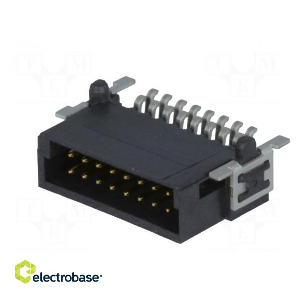 Connector: PCB to PCB | male | PIN: 16 | 1.27mm | Series: har-flex | 2.3A фото 2