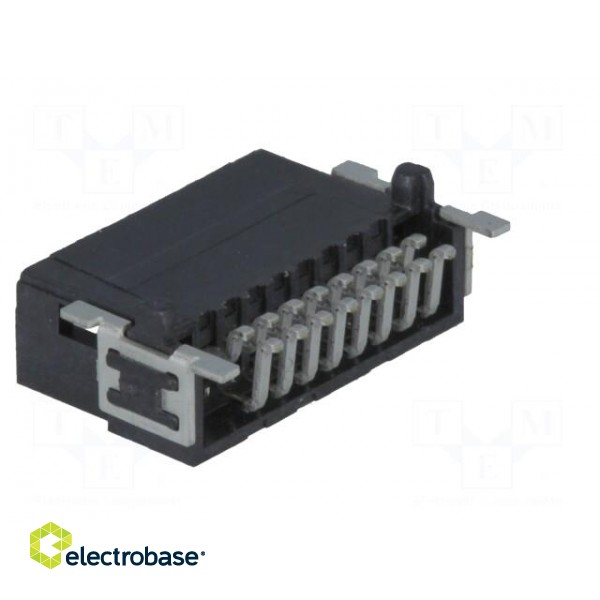 Connector: PCB to PCB | male | PIN: 16 | 1.27mm | Series: har-flex | 2.3A paveikslėlis 4