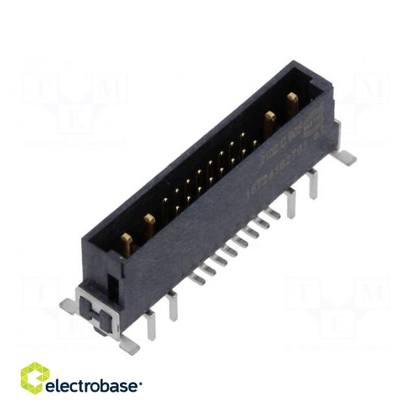 Connector: PCB to PCB | male | PIN: 20(4+16) | har-flex® Hybrid фото 1