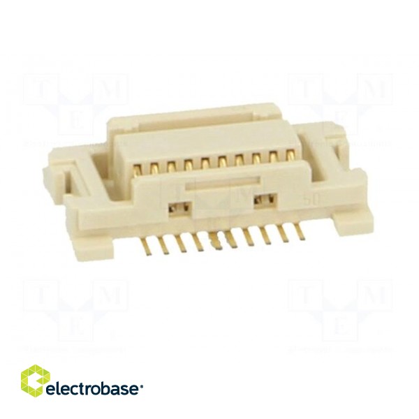 Connector: PCB to PCB | male | PIN: 20 | 0.5mm | H: 3mm | gold-plated | SMT image 5