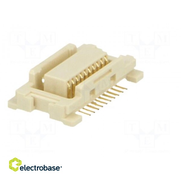 Connector: PCB to PCB | male | PIN: 20 | 0.5mm | H: 3mm | gold-plated | SMT image 4