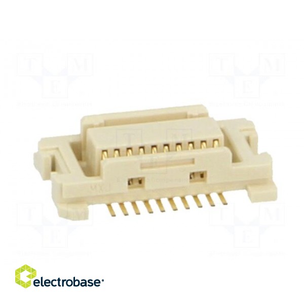 Connector: PCB to PCB | male | PIN: 20 | 0.5mm | H: 3mm | gold-plated | SMT image 9