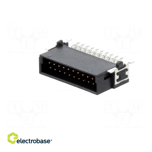 Connector: PCB to PCB | male | PIN: 20 | 1.27mm | -55÷125°C | UL94V-0 image 2