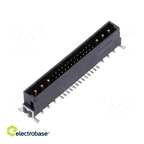 Connector: PCB to PCB | male | PIN: 32(6+26) | har-flex® Hybrid | SMT фото 1