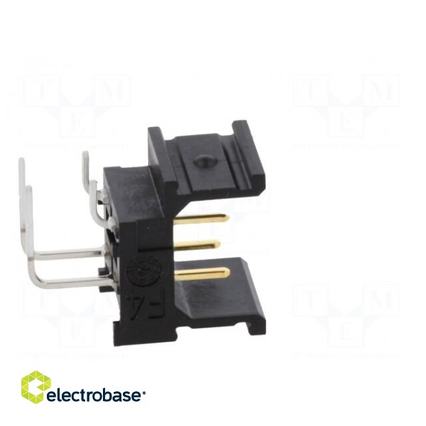 Connector: PCB to PCB | male | PIN: 4 | har-modular® | THT | angled paveikslėlis 7