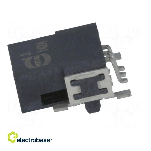 Connector: PCB to PCB | male | PIN: 6 | 1.27mm | Series: har-flex | 2.3A paveikslėlis 3