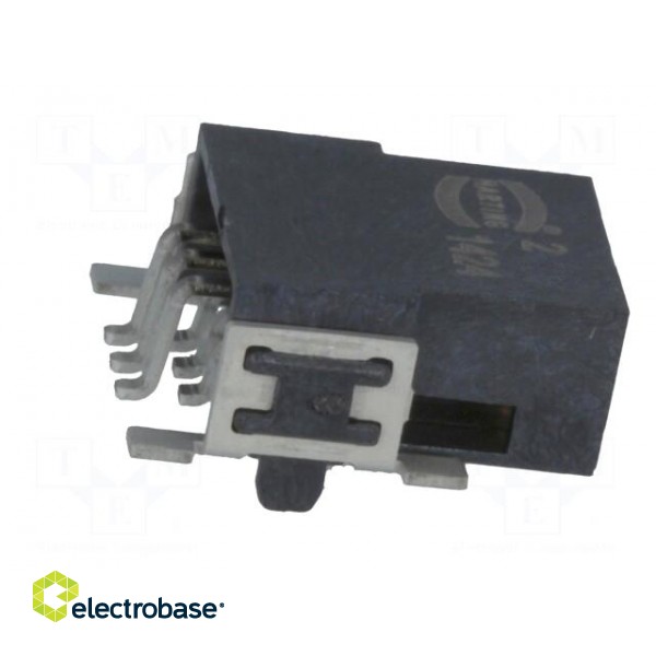 Connector: PCB-cable/PCB | male | PIN: 6 | 1.27mm | har-flex® | 2.3A | SMT image 7