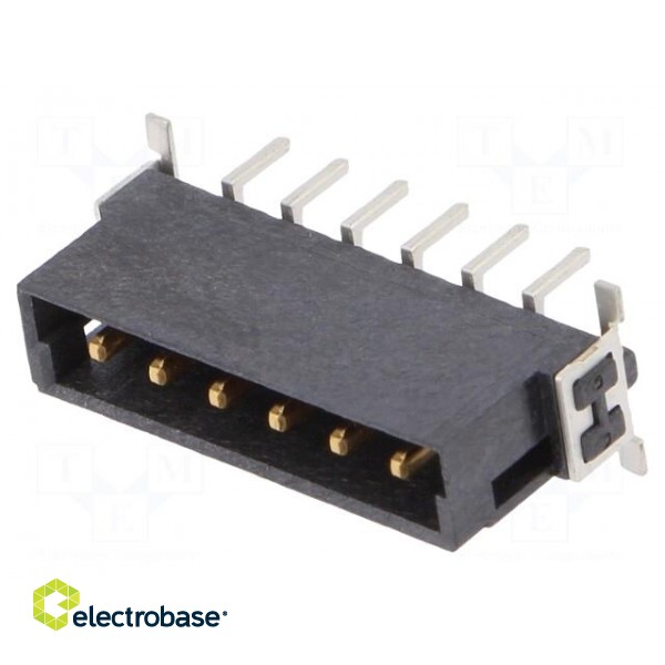 Connector: PCB to PCB | male | PIN: 6 | 2.54mm | har-flex® Power | 20A paveikslėlis 1