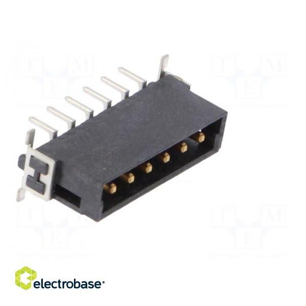 Connector: PCB to PCB | male | PIN: 6 | 2.54mm | har-flex® Power | 20A paveikslėlis 8