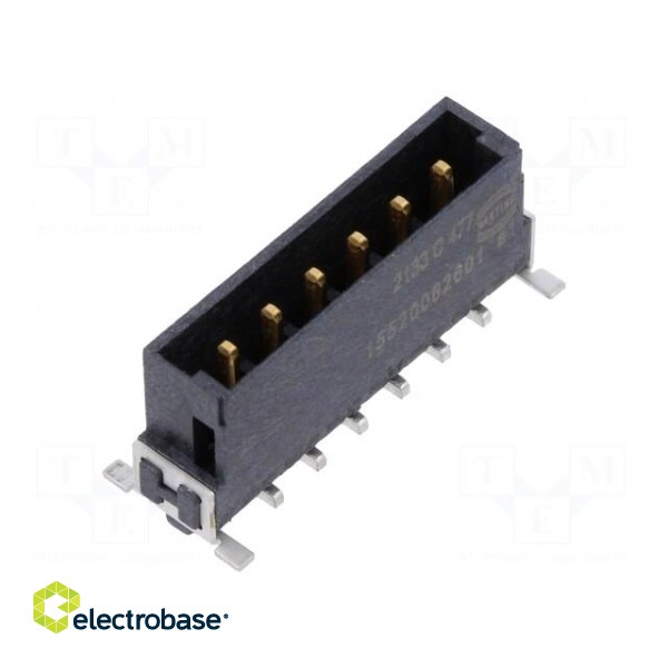 Connector: PCB to PCB | male | PIN: 6 | 2.54mm | har-flex® Power | 20A image 1