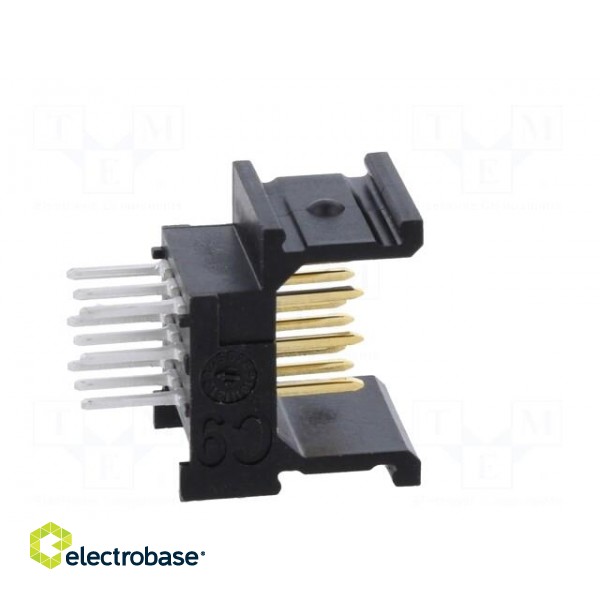 Connector: PCB to PCB | male | PIN: 9 | har-modular® | THT | straight paveikslėlis 7