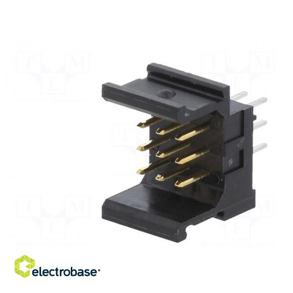 Connector: PCB to PCB | male | PIN: 9 | har-modular® | THT | straight image 2