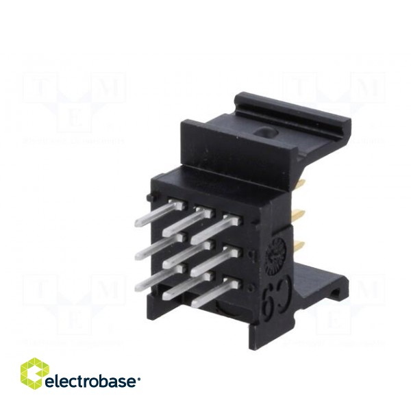 Connector: PCB to PCB | male | PIN: 9 | har-modular® | THT | straight paveikslėlis 6