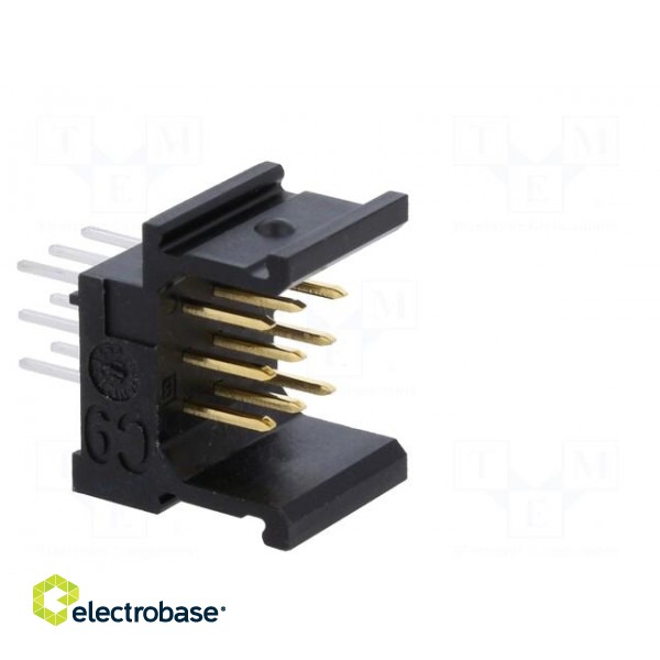 Connector: PCB to PCB | male | PIN: 9 | har-modular® | THT | straight paveikslėlis 8