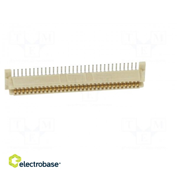 Connector: PCB to PCB | PIN: 64 | 1mm | -55÷85°C | 1A | gold-plated | SMT фото 9