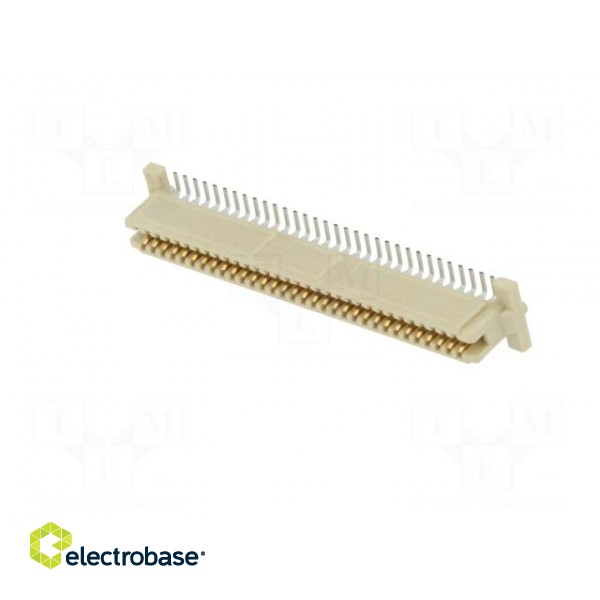 Connector: PCB to PCB | PIN: 64 | 1mm | -55÷85°C | 1A | gold-plated | SMT image 2