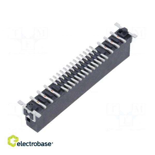 Connector: PCB to PCB | male | PIN: 32(6+26) | har-flex® Hybrid | SMT image 2