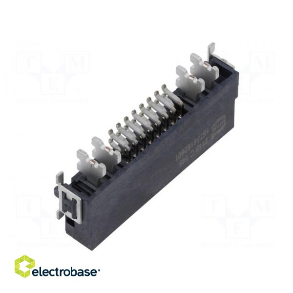Connector: PCB to PCB | male | PIN: 20(4+16) | har-flex® Hybrid | SMT фото 2