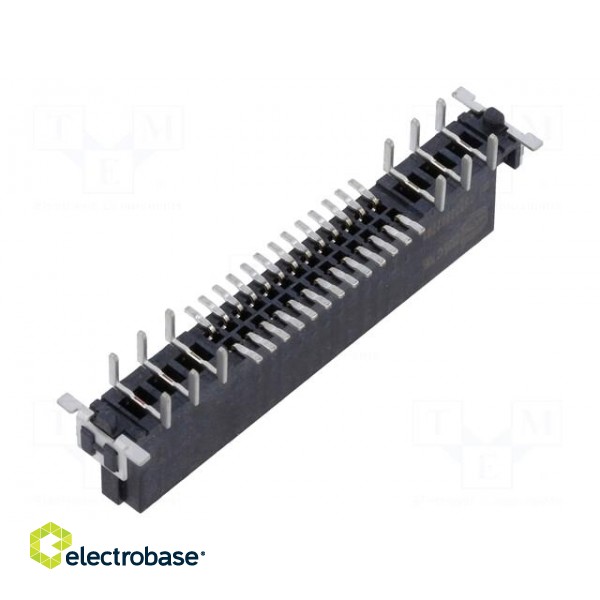 Connector: PCB to PCB | female | PIN: 32(6+26) | har-flex® Hybrid paveikslėlis 2