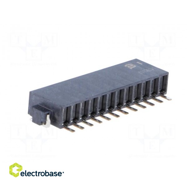 Connector: wire-board | female | PIN: 12 | 2.54mm | SMT | socket | 6A фото 4