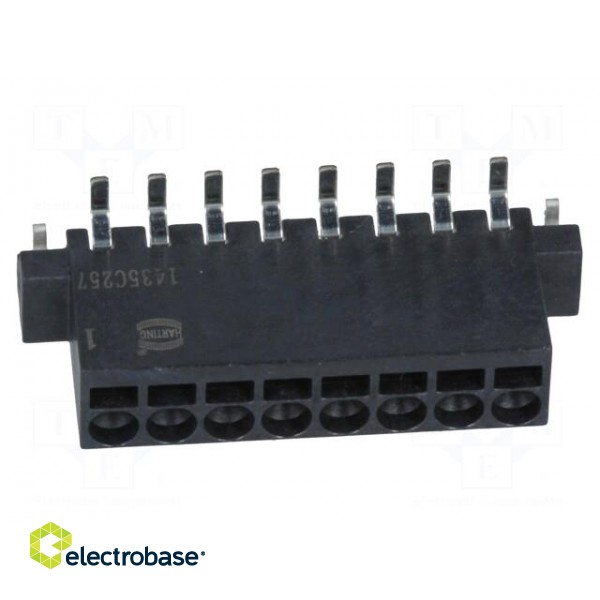 Connector: wire-board | female | PIN: 8 | 2.54mm | har-flexicon® | SMT image 9