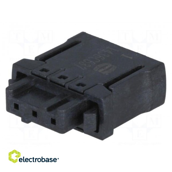 Connector: wire-board | male | PIN: 3 | 2.54mm | Series: har-flexicon paveikslėlis 1