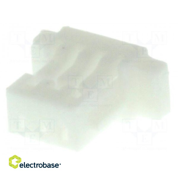 Plug | wire-board | female | 1mm | PIN: 3 | w/o contacts | for cable | 50V paveikslėlis 1